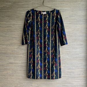 Jude Connally 3/4 Sleeve Boatneck Shift
Dress Size M